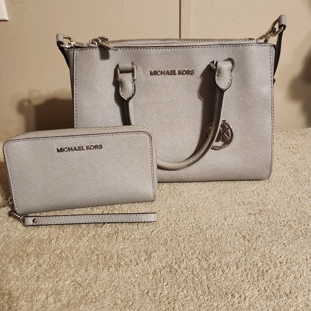 Michael Kors purse and wristlet!